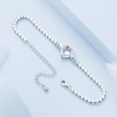 Sparkling Heart Bracelet
