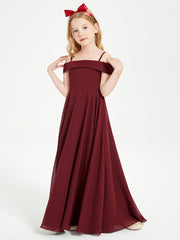 Off-the-Shoulder Dresses for Stylish Junior Bridesmaids Cabernet