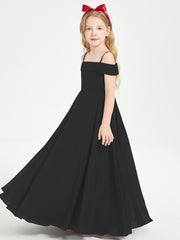 Off-the-Shoulder Dresses for Stylish Junior Bridesmaids Black
