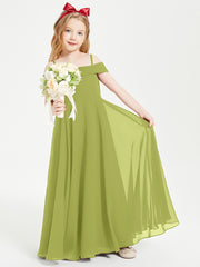 Off-the-Shoulder Dresses for Stylish Junior Bridesmaids Clover