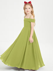 Off-the-Shoulder Dresses for Stylish Junior Bridesmaids Clover