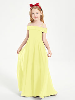 Off-the-Shoulder Dresses for Stylish Junior Bridesmaids Daffodil