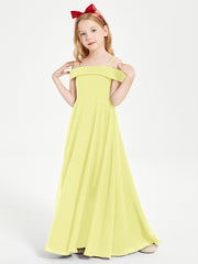 Off-the-Shoulder Dresses for Stylish Junior Bridesmaids Daffodil