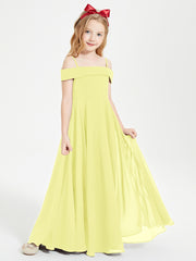 Off-the-Shoulder Dresses for Stylish Junior Bridesmaids Daffodil