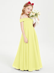 Off-the-Shoulder Dresses for Stylish Junior Bridesmaids Daffodil