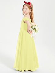 Off-the-Shoulder Dresses for Stylish Junior Bridesmaids Daffodil