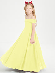 Off-the-Shoulder Dresses for Stylish Junior Bridesmaids Daffodil