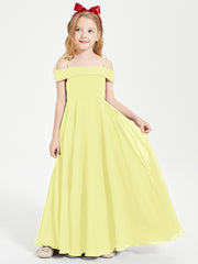 Off-the-Shoulder Dresses for Stylish Junior Bridesmaids Daffodil