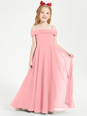 Off-the-Shoulder Dresses for Stylish Junior Bridesmaids Flamingo