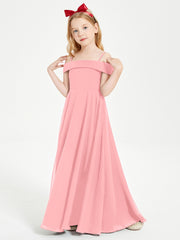 Off-the-Shoulder Dresses for Stylish Junior Bridesmaids Flamingo