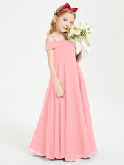 Off-the-Shoulder Dresses for Stylish Junior Bridesmaids Flamingo