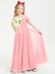 Off-the-Shoulder Dresses for Stylish Junior Bridesmaids Flamingo