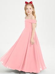 Off-the-Shoulder Dresses for Stylish Junior Bridesmaids Flamingo