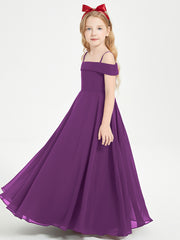 Off-the-Shoulder Dresses for Stylish Junior Bridesmaids Grape