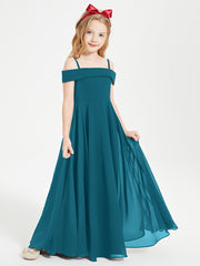 Off-the-Shoulder Dresses for Stylish Junior Bridesmaids Ink Blue
