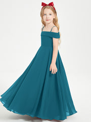 Off-the-Shoulder Dresses for Stylish Junior Bridesmaids Ink Blue