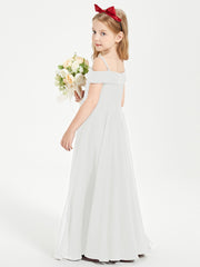 Off-the-Shoulder Dresses for Stylish Junior Bridesmaids Ivory