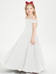Off-the-Shoulder Dresses for Stylish Junior Bridesmaids Ivory
