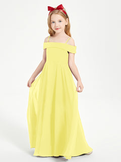 Off-the-Shoulder Dresses for Stylish Junior Bridesmaids Lemon