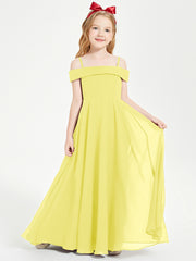 Off-the-Shoulder Dresses for Stylish Junior Bridesmaids Lemon