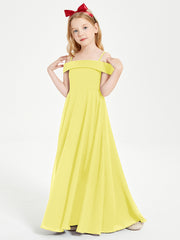 Off-the-Shoulder Dresses for Stylish Junior Bridesmaids Lemon
