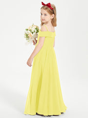 Off-the-Shoulder Dresses for Stylish Junior Bridesmaids Lemon