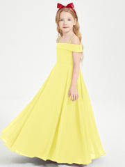 Off-the-Shoulder Dresses for Stylish Junior Bridesmaids Lemon