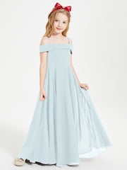 Off-the-Shoulder Dresses for Stylish Junior Bridesmaids Mist