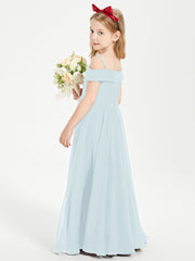 Off-the-Shoulder Dresses for Stylish Junior Bridesmaids Mist