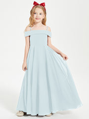Off-the-Shoulder Dresses for Stylish Junior Bridesmaids Mist