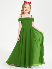 Off-the-Shoulder Dresses for Stylish Junior Bridesmaids Moss