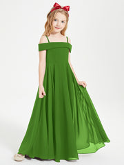 Off-the-Shoulder Dresses for Stylish Junior Bridesmaids Moss