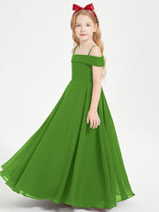 Off-the-Shoulder Dresses for Stylish Junior Bridesmaids Moss
