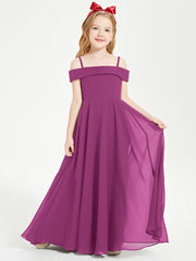 Off-the-Shoulder Dresses for Stylish Junior Bridesmaids Orchid