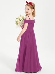 Off-the-Shoulder Dresses for Stylish Junior Bridesmaids Orchid