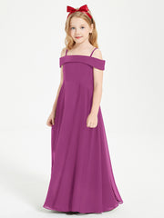 Off-the-Shoulder Dresses for Stylish Junior Bridesmaids Orchid