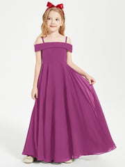 Off-the-Shoulder Dresses for Stylish Junior Bridesmaids Orchid