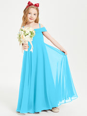 Off-the-Shoulder Dresses for Stylish Junior Bridesmaids Pool