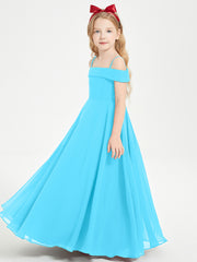 Off-the-Shoulder Dresses for Stylish Junior Bridesmaids Pool