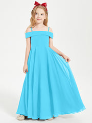 Off-the-Shoulder Dresses for Stylish Junior Bridesmaids Pool