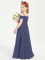 Off-the-Shoulder Dresses for Stylish Junior Bridesmaids Stormy