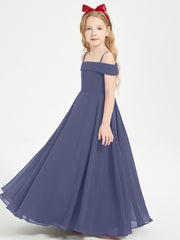 Off-the-Shoulder Dresses for Stylish Junior Bridesmaids Stormy