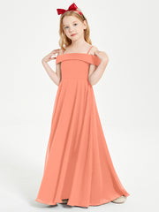 Off-the-Shoulder Dresses for Stylish Junior Bridesmaids Sunset