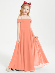 Off-the-Shoulder Dresses for Stylish Junior Bridesmaids Sunset