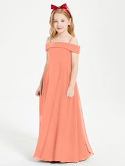 Off-the-Shoulder Dresses for Stylish Junior Bridesmaids Sunset