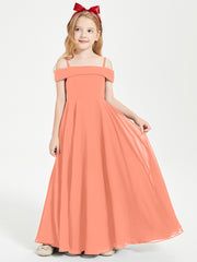 Off-the-Shoulder Dresses for Stylish Junior Bridesmaids Sunset