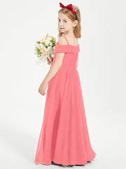Off-the-Shoulder Dresses for Stylish Junior Bridesmaids Watermelon