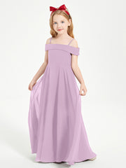 Off-the-Shoulder Dresses for Stylish Junior Bridesmaids Wisteria