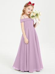Off-the-Shoulder Dresses for Stylish Junior Bridesmaids Wisteria