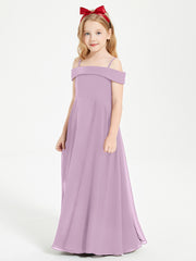 Off-the-Shoulder Dresses for Stylish Junior Bridesmaids Wisteria